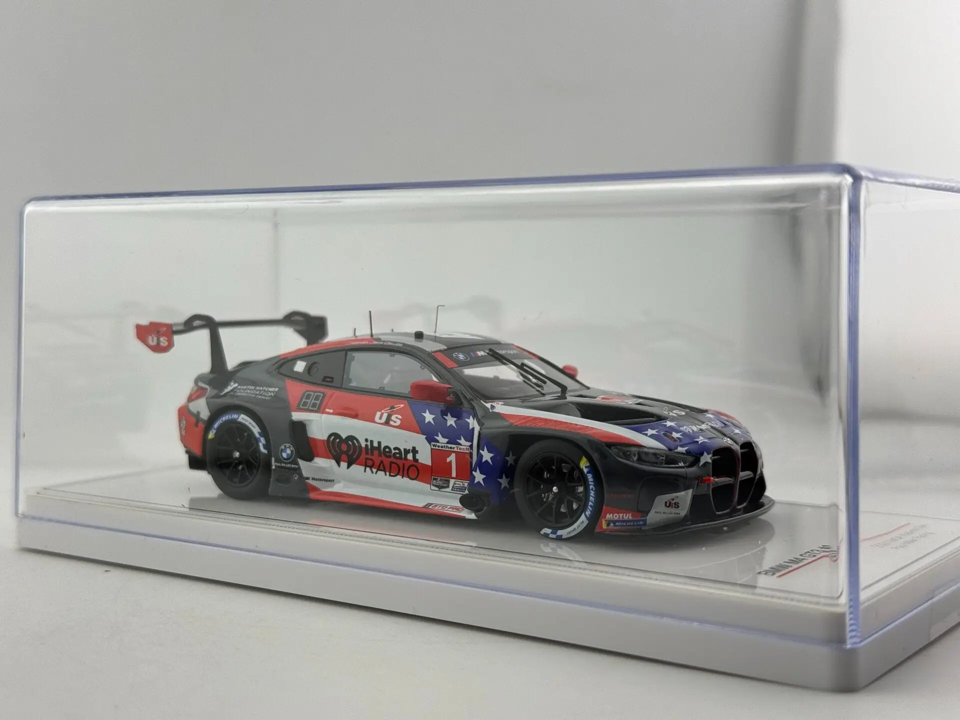 No Color Box TSM 1/43 Scale BMW M4 GT3 #1 Car Model view 2