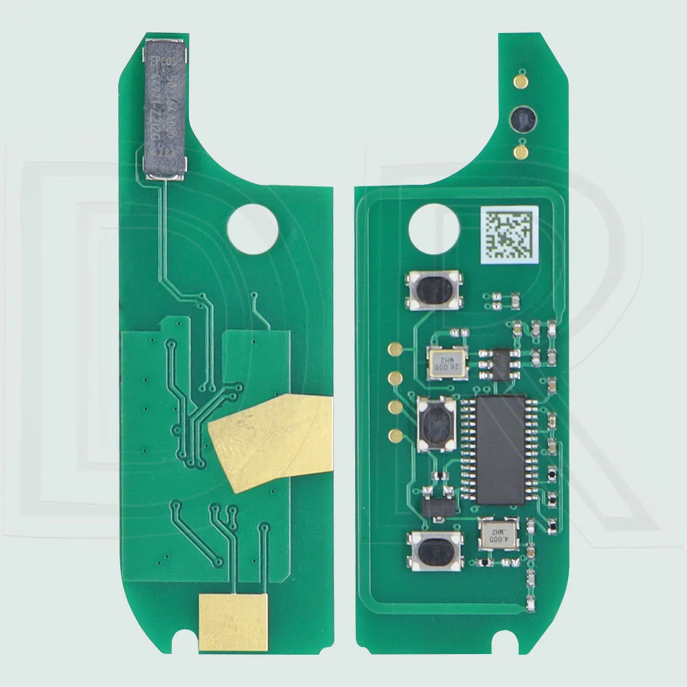 DR 4A Chip 433.92MHz 2/3 Button Flip Car Remote Key A2C86460000 For Fiat MOBI UNO STRADA FIORINO E MAIS