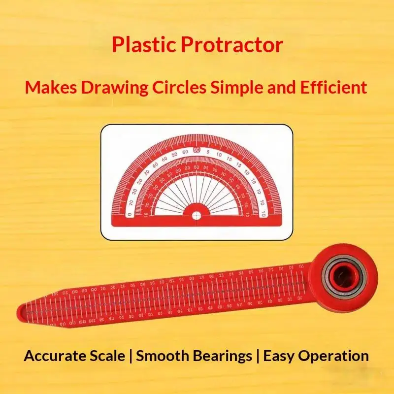 Woodworking Compass Smooth Bearing Adjustable Drafting Tool for Woodworking Student Carpenter DIY Art Projects