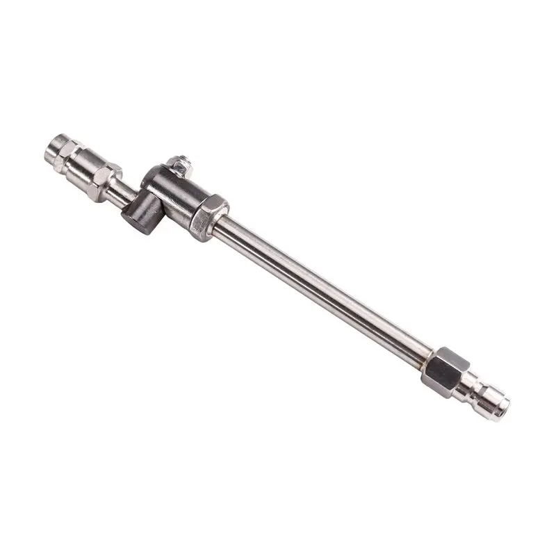 ABMH-For AC Cleaning For AC Wash Car Wash Pressure Washer Wand Extension Lance Adjustable Stainless Steel Angled Spray Nozzle