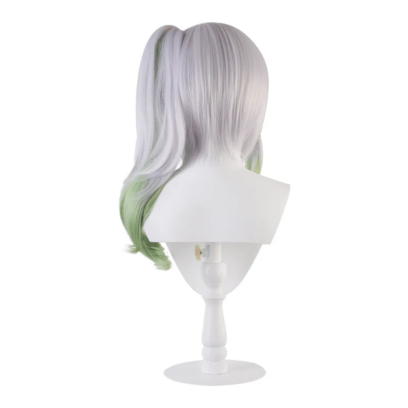 Genshin Impact Nahida Tressure Grass God Cosplay Pruik Naxi Da Enkele Gevlochten Pruik Voor Anime En Mobiele Game