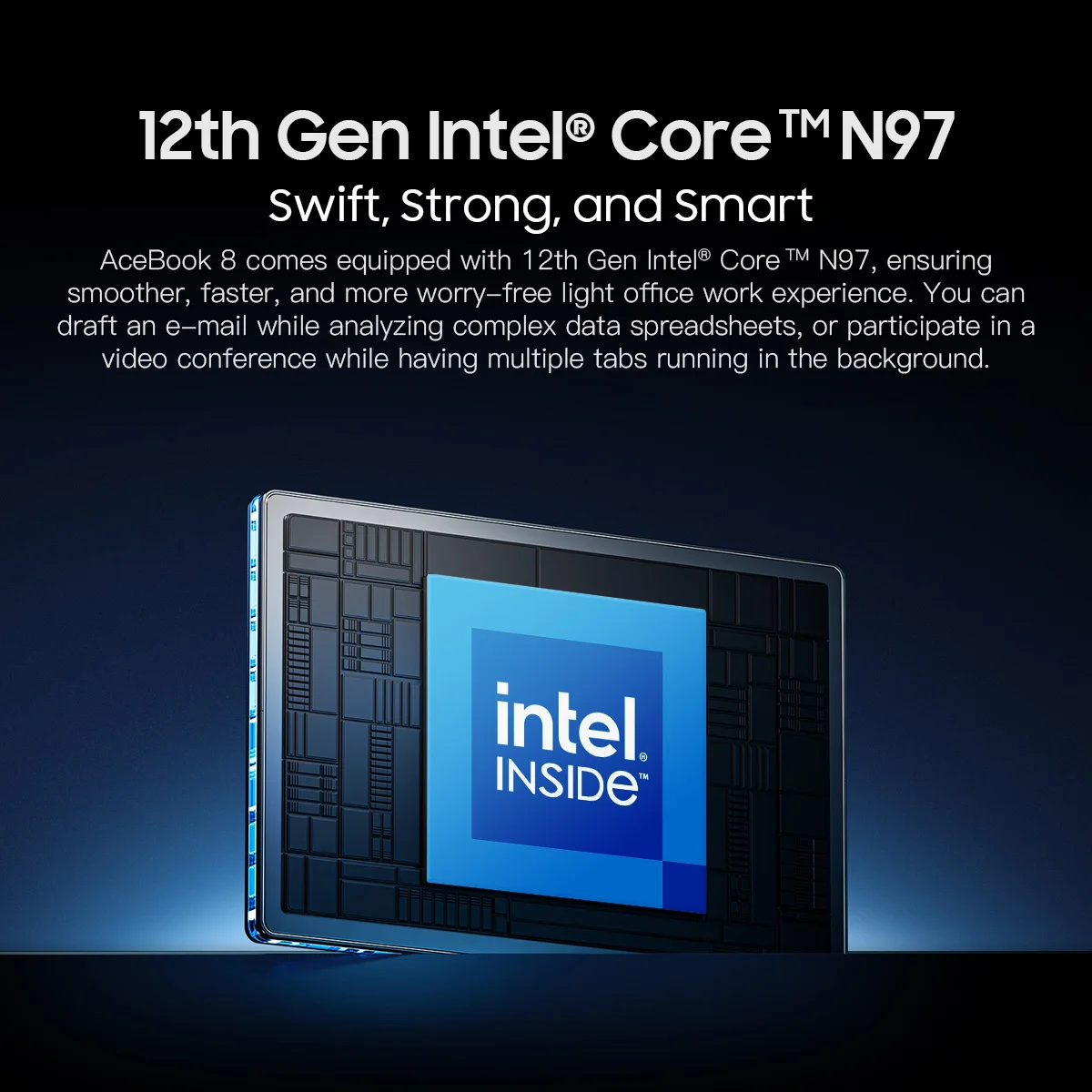 Blackview Acebook 8 Win 11 15.6-inch Display 12th Gen N97 16+512GB
