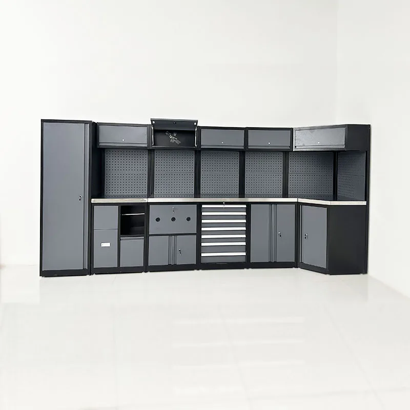 

Modern Tool Box Workbench Workshop Toolbox Combination Workbench Garage Storage Metal Tool Cabinet