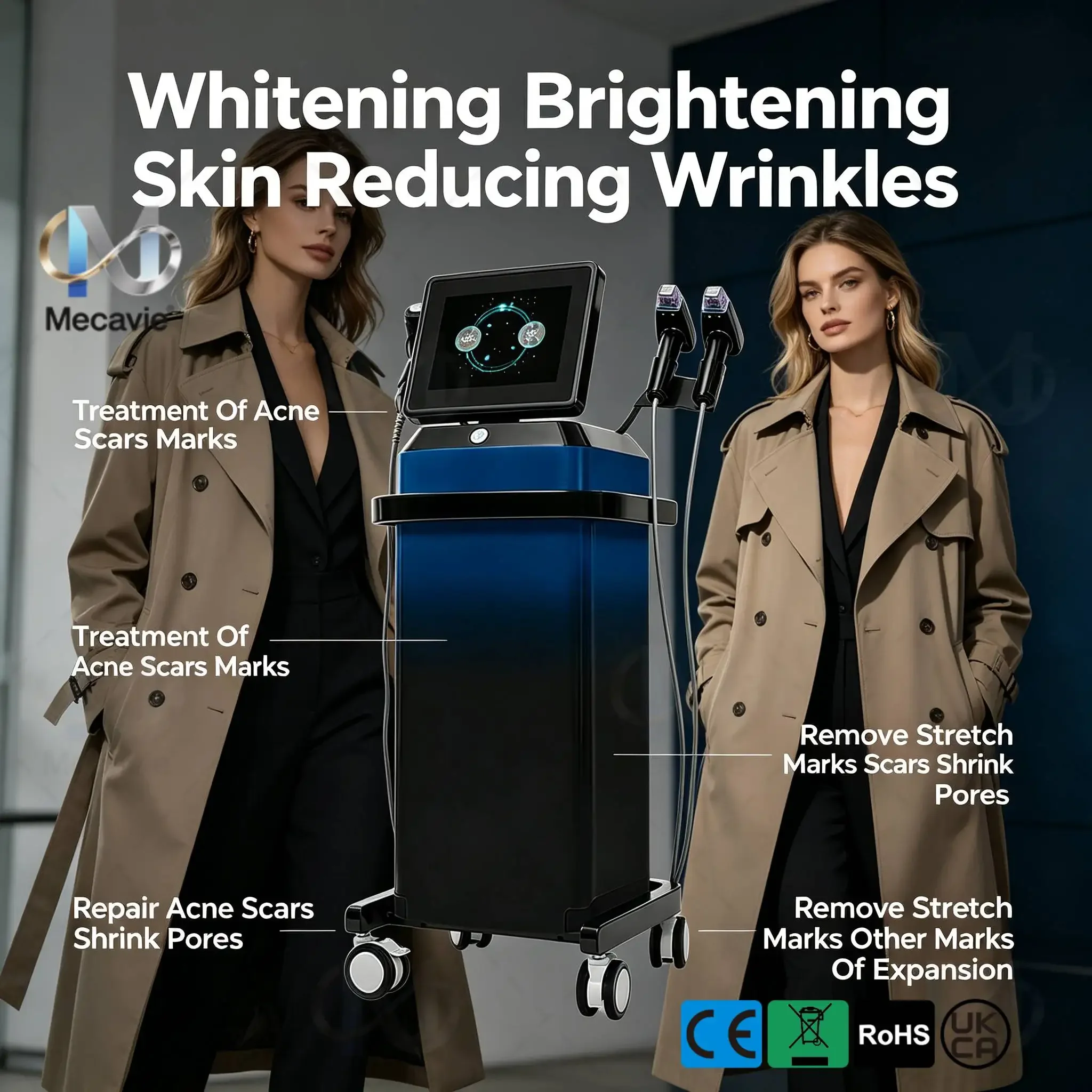 3 In 1 Vertical Skin Management Device for Acne Treatment