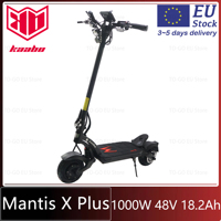 EU Stock KAABO Mantis X Plus 500W*2 48V 18.2Ah Max Speed 25km/h Mid-Mounted Display NFC Front Rear Adjustable Spring Oil Damping