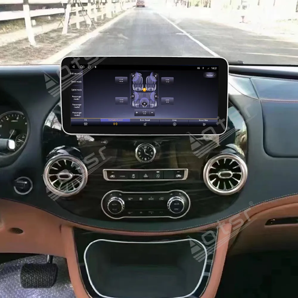 12.3 inch Screen Android 14 For Mercedes-Benz Vito 2016-2021 Car Radio Carplay GPS Stereo Player Navigation Device