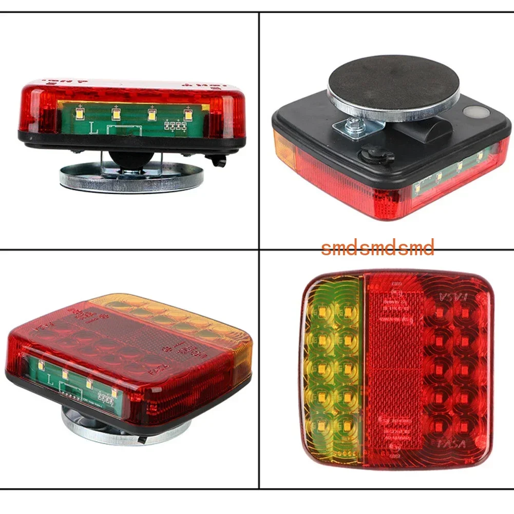 

20LED Truck Tail Light Trailer Rear Light Signal Warning Brake Light for Caravans Campers Lorry RV Accessories