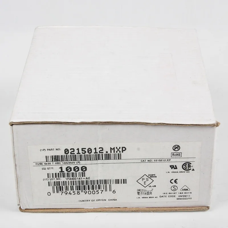 5 Chiếc Littlefuse 215 Series Gốm Cầu Chì HiFi Khuếch Đại Âm Thanh Rạp Hát Tại Nhà Chậm Thổi Cầu Chì Full Series 5Mm X 20Mm