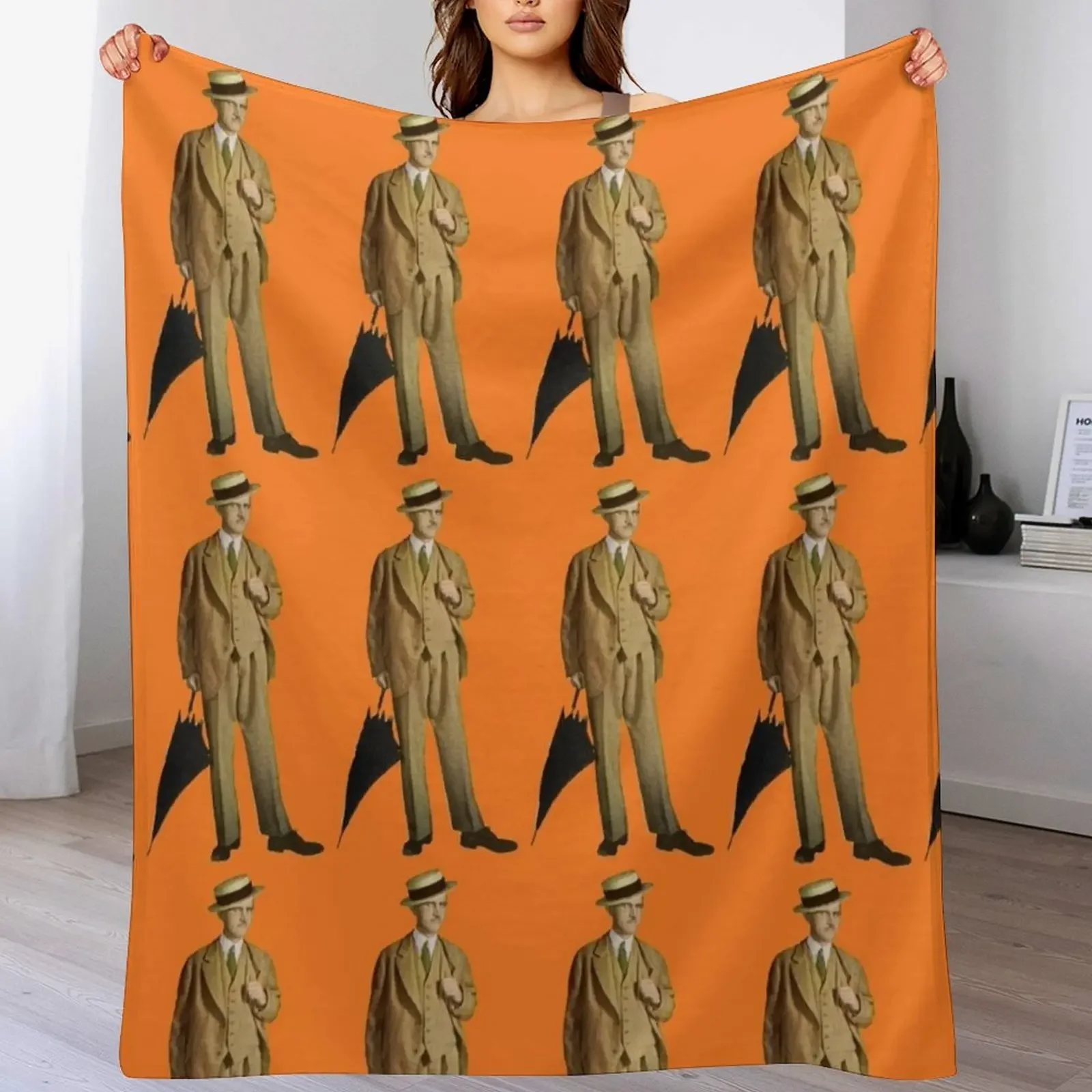 

New CHARLIE CHASE Hilarious Comedian Throw Blanket For Baby Thins Furrys Nap Blankets