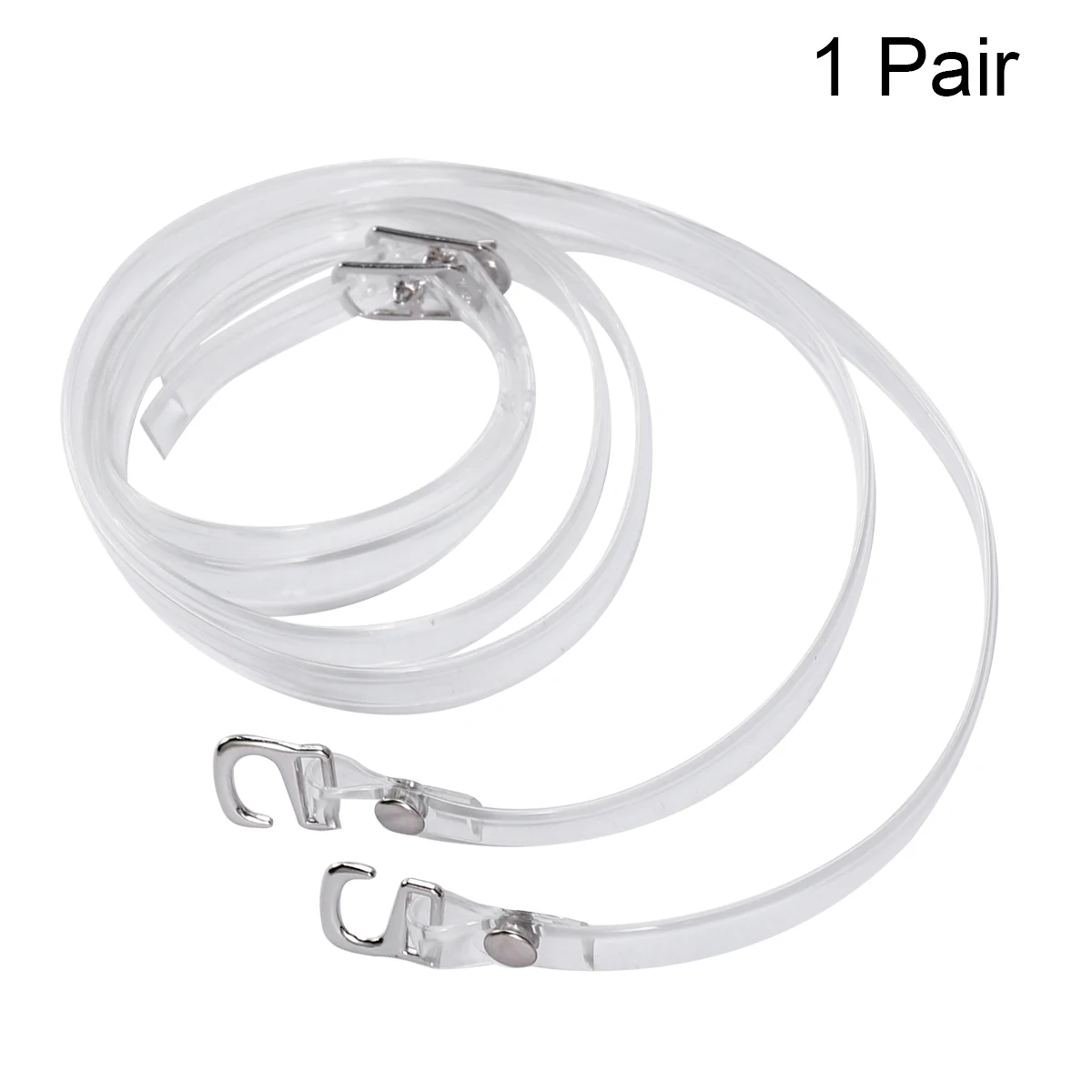 

1Pair Transparent Shoe Straps Clear Adjustable Buckle Anti-Slip for High Heels Women Loose Fit Shoes DIY Foot Fixer Stretch