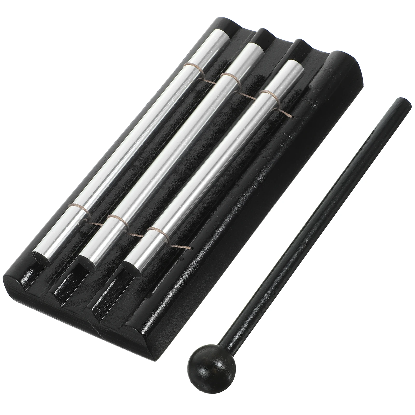 

Wooden Wind Pleasant Sound For Meditation Chime Classroom Stage Performance Hand Percussion Instrument With Mallet Metal Tube