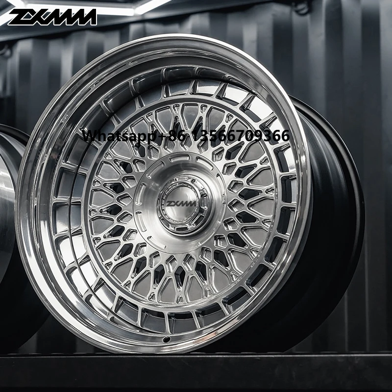 

Custom Luxury 2 Piece 3 Piece Forged Alloy Polish Rim for C8 5x114.3 5x120 5x130 5x112 18 19 20 21 22 Inch Wheel Rim