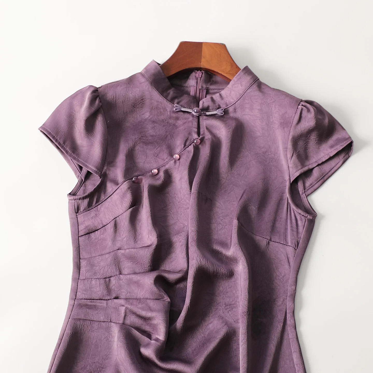 New Women's Faionable Satin  Dr ort Sve Extended Length Superb Quali Casual Wear All Body pes