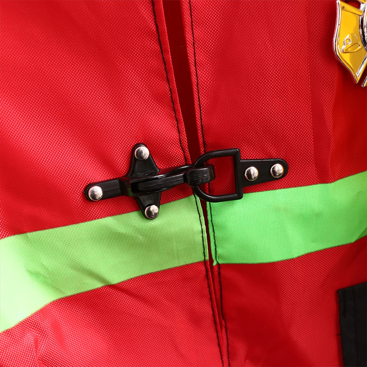 

Kids Fire Clothing Soft Texture Halloween Costume Cosplay Outfit Stage Performance Photography Prop Children Fireman Suit Party