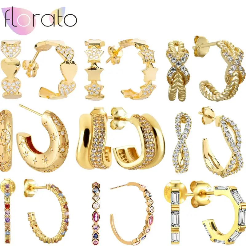 

Женские серьги-гвоздики из серебра 925 пробы