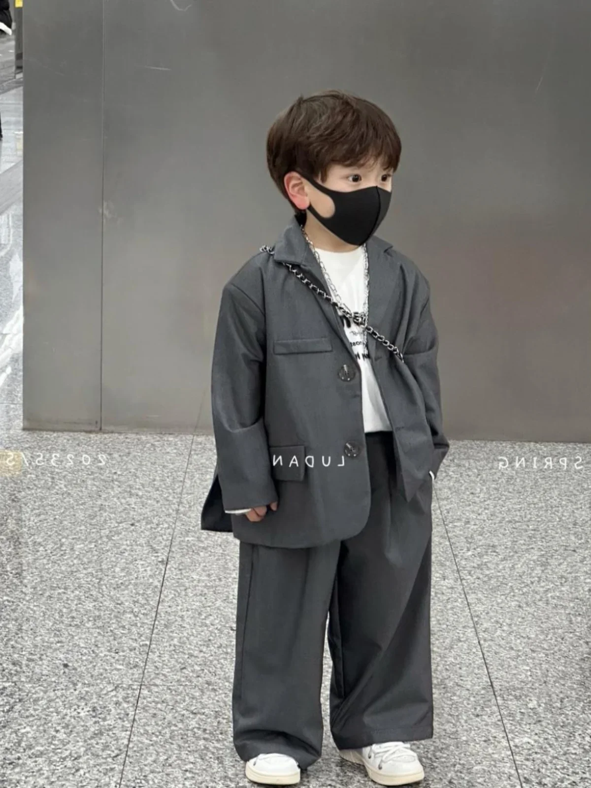 

Boy Clothes Suit Spring and Autumn Suit Korean Style Stylish Baby Handsome Spring Two-piece Set 2024 New Fashion Clothes Set