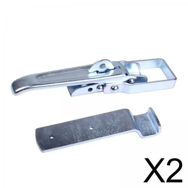 

2x Galvanized Steel Trailer Lift Gate Latch Replacement for RV Accessories