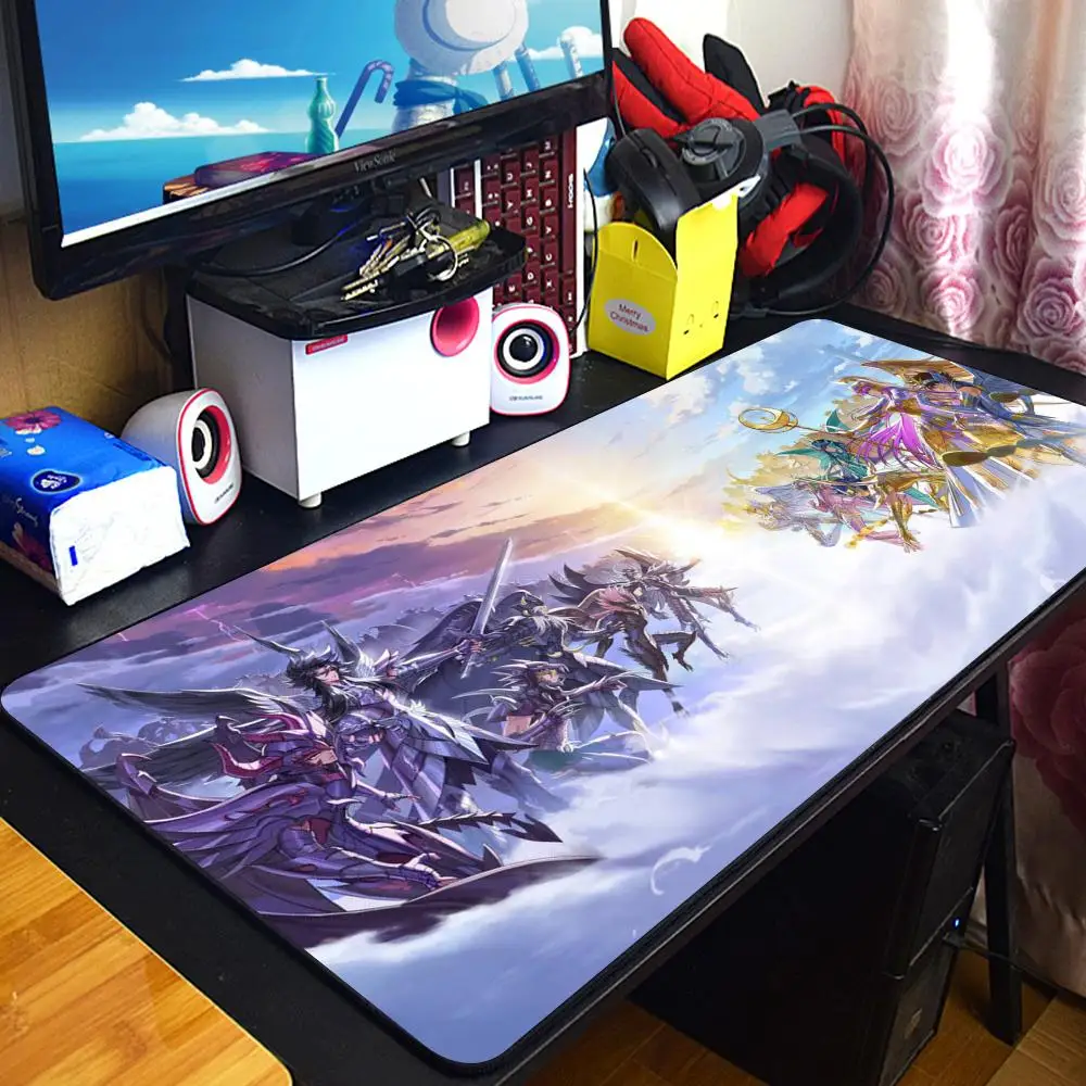 Saint Seiya Mouse pad neue Gummi maus langlebige Desktop-Mauspad-Größe für Spiel Tastatur Pad für Spieler