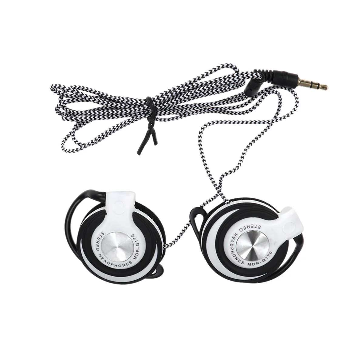 

Wired Clip on Ear Headphones Earhook Stereo Earphone Soft Ear Pads Strong Cable Clear Surround Sound for Mp3 Player Computer