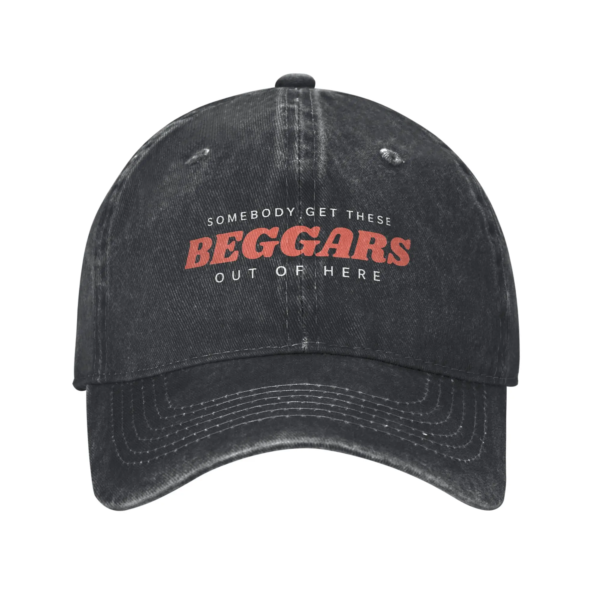 Odysseies Somebody get these beggars out of here Baseball Caps Distressed Washed Snapback Hat Men Unstructured Soft Caps Hat