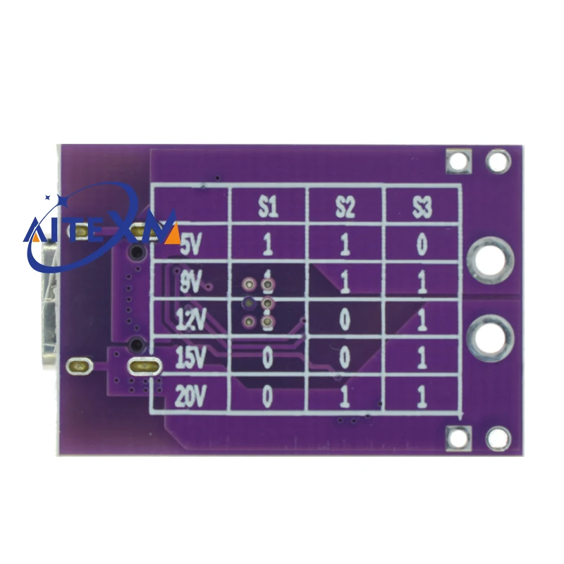 Type-C QC AFC PD2.0 PD3.0 to DC Spoof Scam Fast Charge Trigger Polling Detector USB-PD Notebook Power Supply Change Board Module