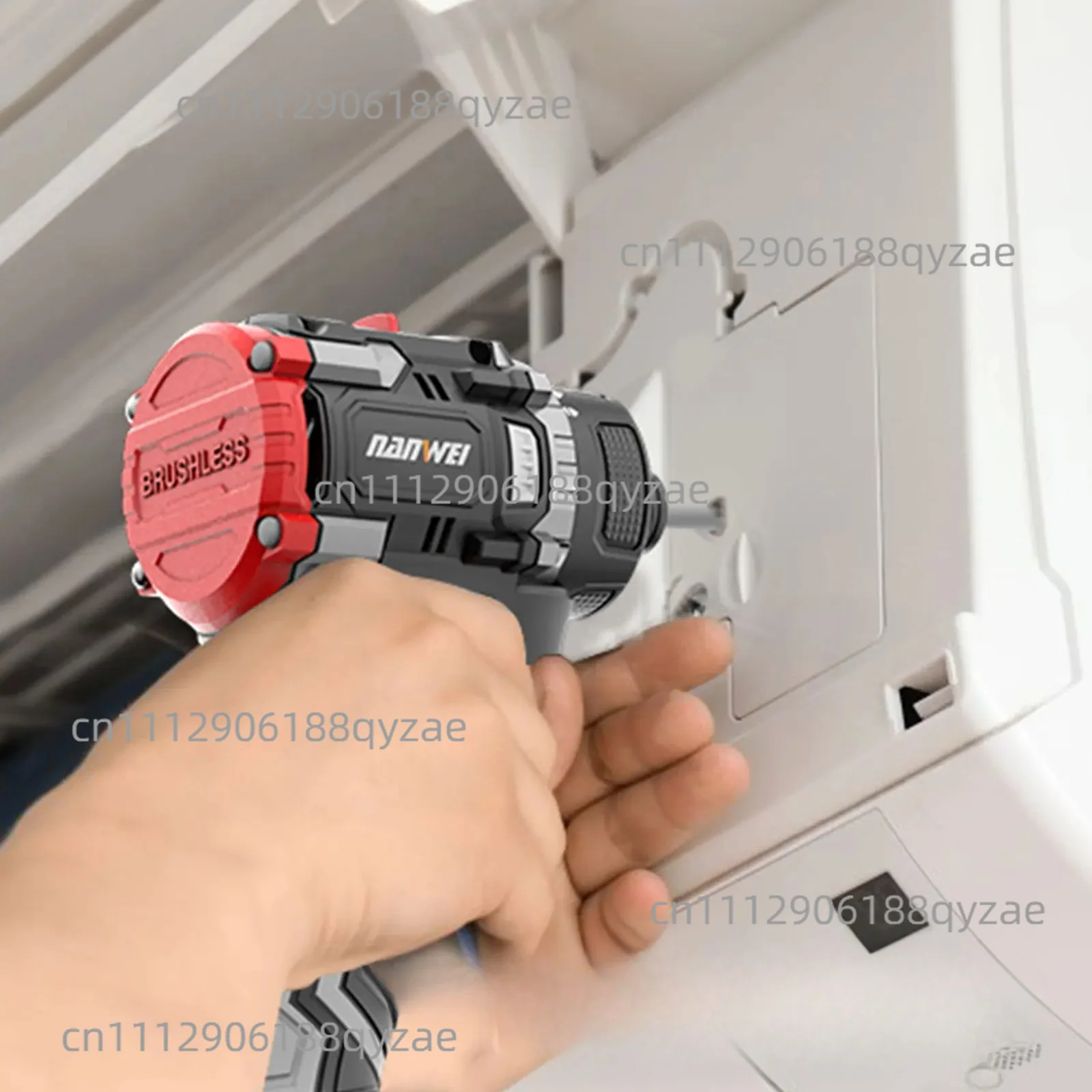 Multi-head Drill Lithium Battery Brushless Hand Drill Quick Change Chuck Home Improvement Electric Screwdriver Power Tool