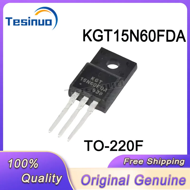 10/PCS New Original KGT15N60FDA 15N60FDA 15N60 600V 15A TO-220F MOS field effect tube In Stock