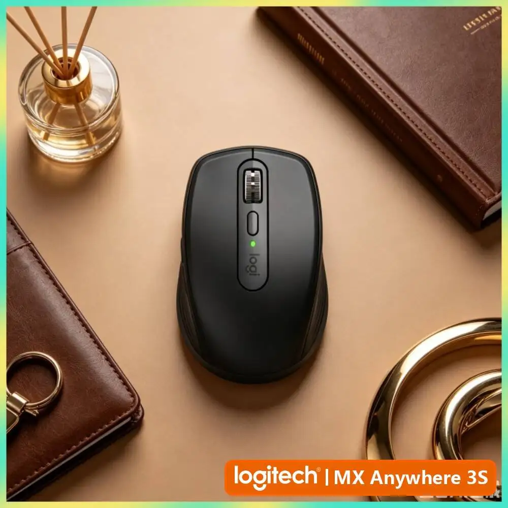 Office MX Anywhere 3S - 8000 DPI, Hyper-Scroll, Fast Charge, Ideal for Perfume Distributor & Stock Check Work