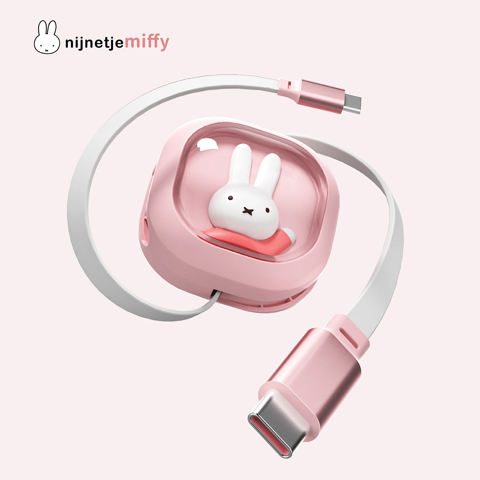 Miffy &MIPOW Retractable Charging Cable