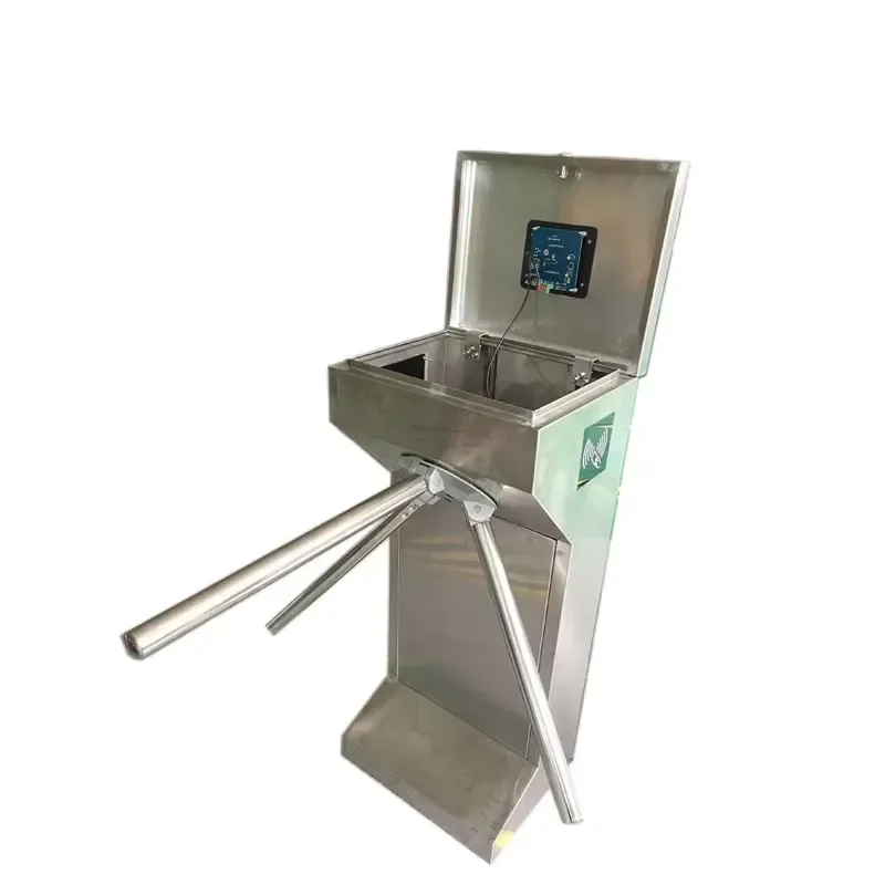 Spring Driving Solenoid and Electromagnet Tripod Turnstile Gate for Access Control Systems