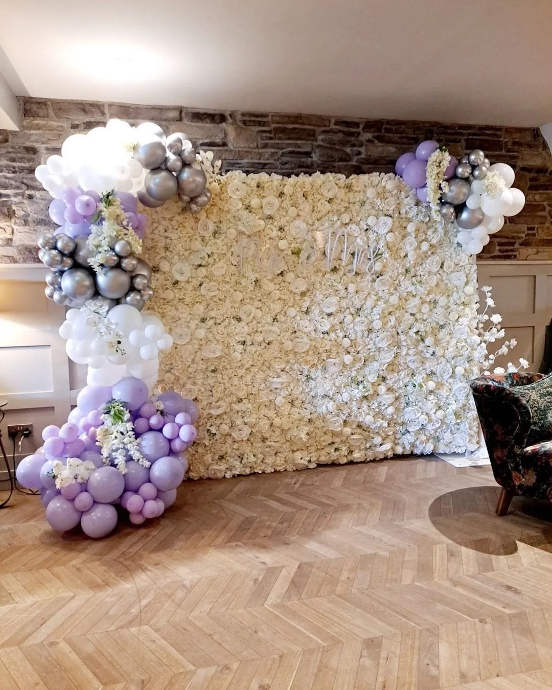 Wedding Decorative Flower Wall Artificial Silk Flowers Home Decoration Accessories Party Backdrop Photography Props Customized