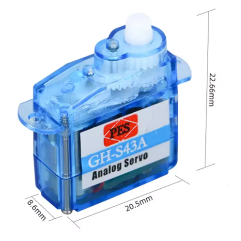 A45F-GH-S37D GH-S43D servomoteur numérique 3.7G 4.3G Mini Micro-Servo pour avion RC hélicoptère camion bateau voiture Robot