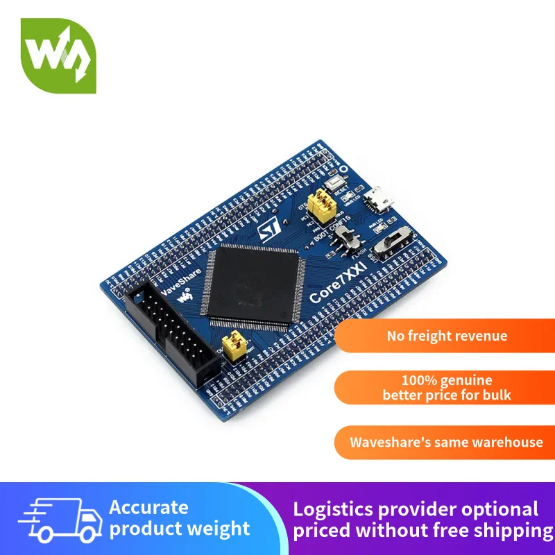 

Makerseek & Waveshare Core746I[11444]Core746I, STM32 MCU core boardSTM32 STM32F746IGT6 MCU core board, full IO expander, JTAG/SW