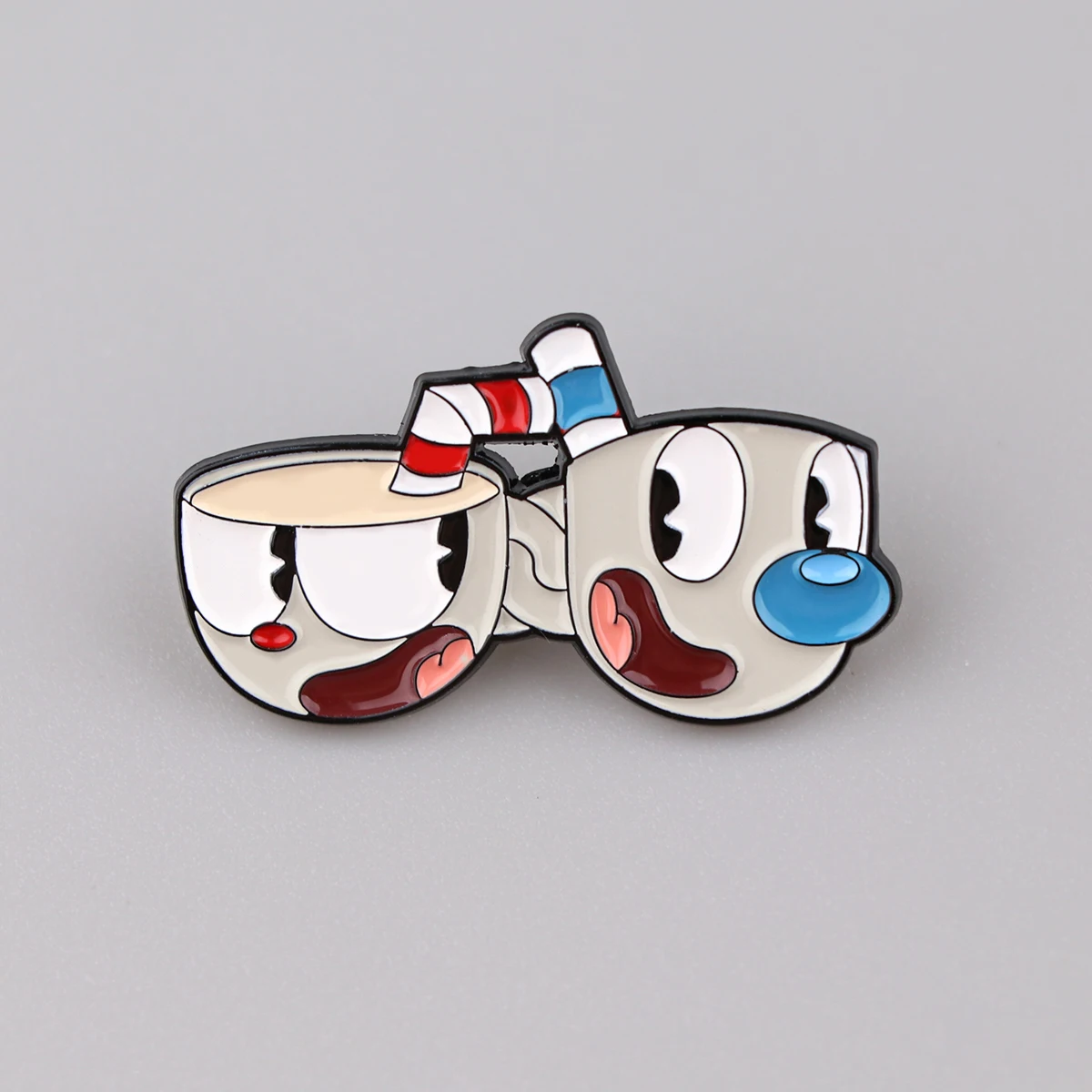 CUPHEAD Enamel Pins and Cartoon Brooch For Women Fashion Jewelry Hat Lapel Pins Game Badge Cosplay Accessories