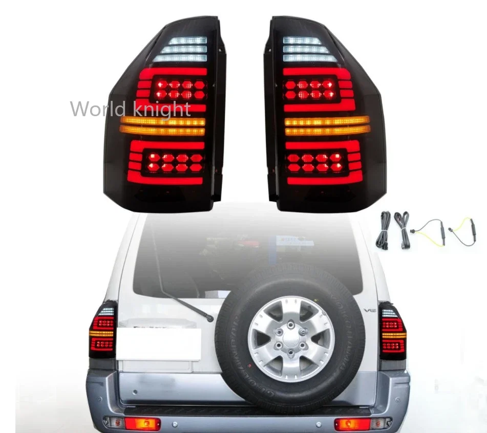 1 Piece 2009-2020 Smoked tail lights For Pajero V73 V77 V87 Tail Lights  Turning Signal Clearance Warning Light For Shogun