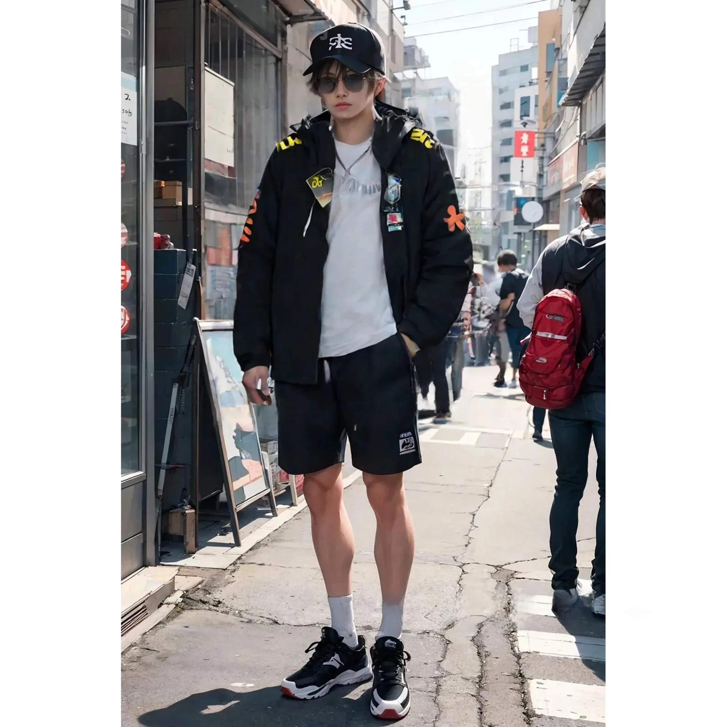 سترة لاعب مقاومة للرياح ومضادة للماء مبطنة بالصوف دافئة للتدريب والمباريات قبل المباراة نسخة اللاعبين بأكمام طويلة زي كرة القدم #3