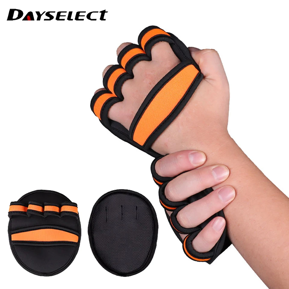 

1Pair Weightlifting Palm Dumbbell Grips Pads Anti Skid Weight Cross Training Glove Gym Workout Fitness Sports For Hand Protector