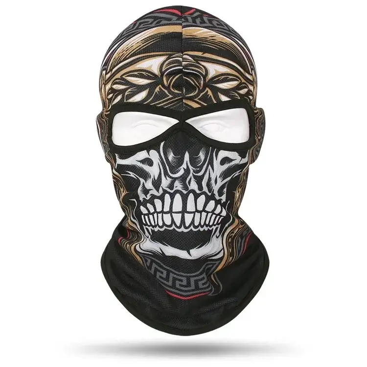 2 Holes Balaclava Skull Full Face Mask Unisex Head Cover Motorcycle Mask Cycling Headgear Hat MTB Bike Bicycle Helmet Liner Caps - Image 11