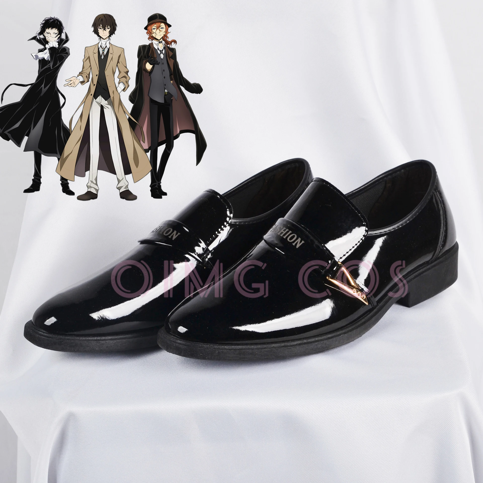 

Bungo Stray Dogs Osamu Dazai Cosplay Shoes Anime Chinese Style Halloween for men Game