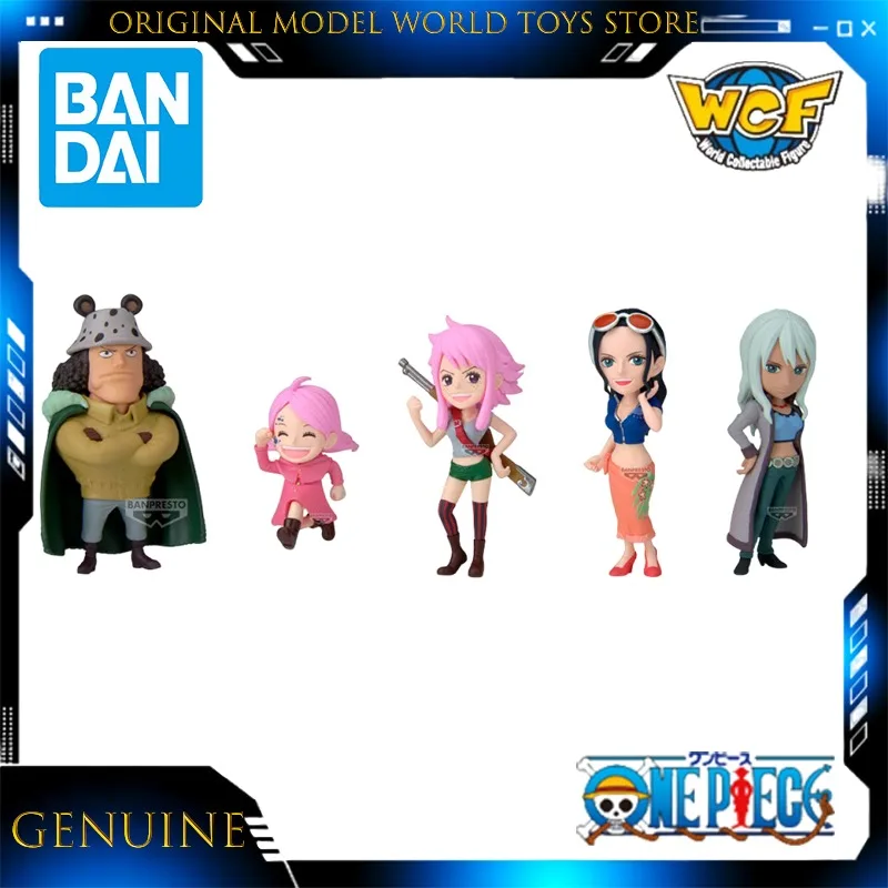 Original Banpresto One Piece WCF Parent-Child Bond 3 Vol.3 Bartholomew Kuma & Jewelry Bonney Figure Action Model Anime Toys