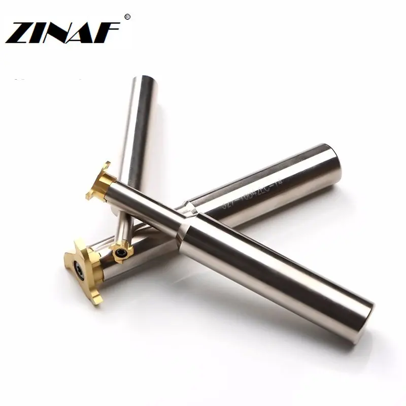 Cyclone milling cutter T-slot milling cutter Slot milling cutter CNC Small hole Slotted cutter Slotting Cutter Carbide Insert