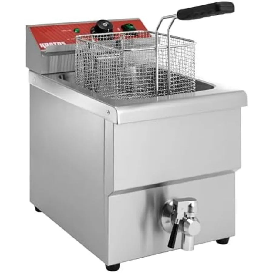 

Коммерческая электрическая фритюрница 15 фунтов. Емкость 208 240 В 3500 Вт 1 корзина для использования на кухне высокого объема в ресторанах Cafeteri