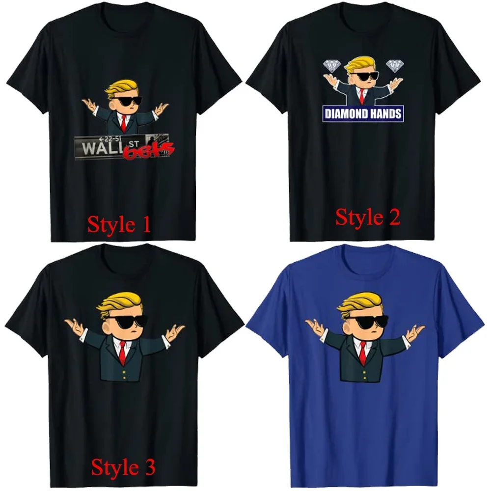 Wall Street Bets Guy - WSB Stock Market Options Shirt WallStreetBets Day Trader Tendies Funny T-Shirt WSB Mascot Tee Tops