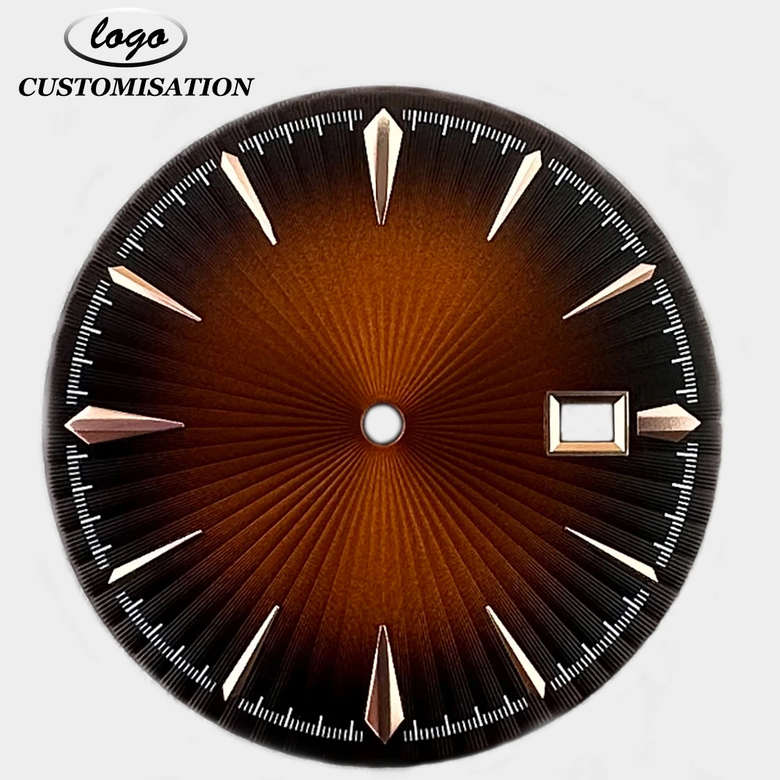 Customised logo 35 mm diameter cocktail dial Non-illuminated face Suitable for NH35 calibre Mechanical Watch Accessories