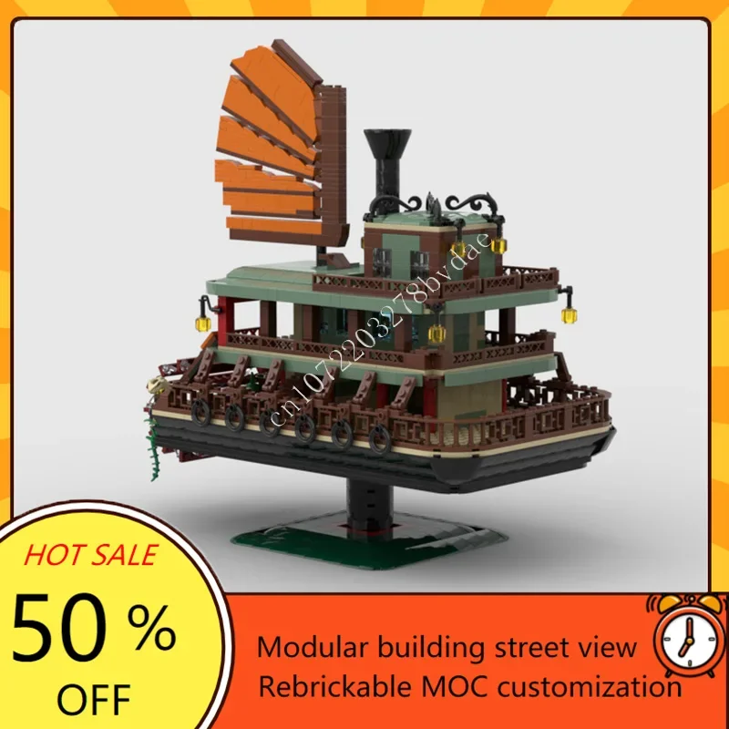 1344PCS Egyptian Market Museum Modular MOC Creative street view Model Custom Puzzle Architecture DIY Assembly Model Toys Gifts
