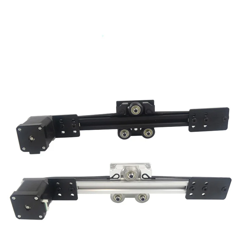 Imagem -02 - Tabela Deslizante do Guia da Corrediça do Movimento do Jogo do Pacote do Atuador Linear da Tabela 250 Mm500 mm Cnc Nema17 do Motor Deslizante 2023 V-entalhe