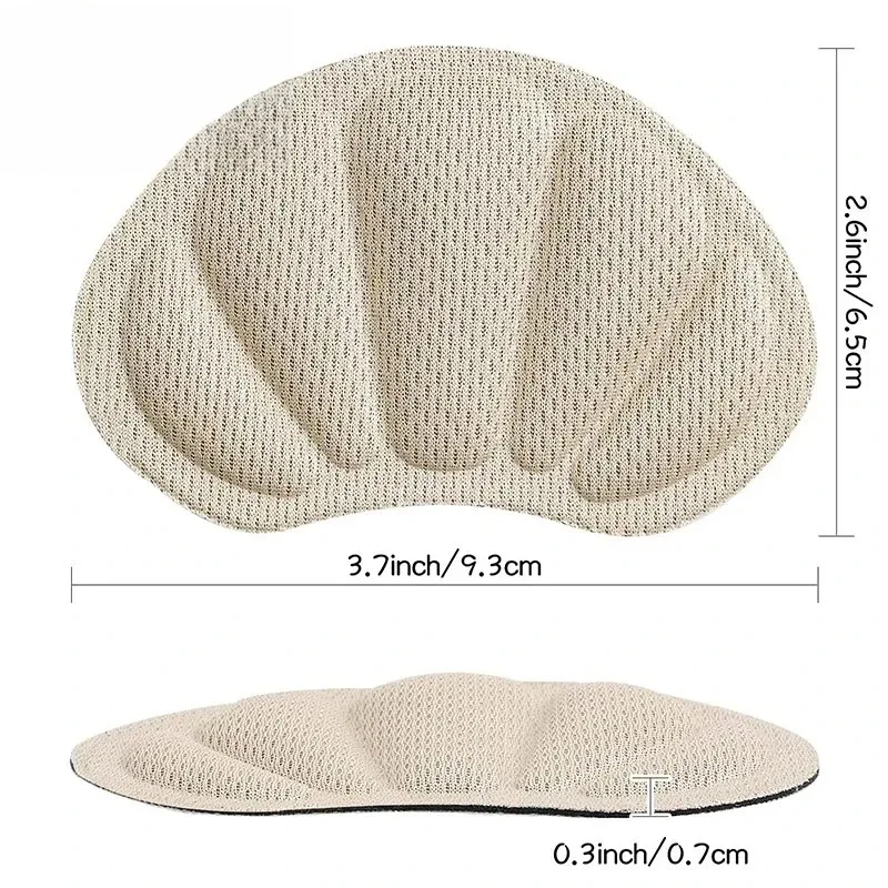 1/2/3/4/5Pairs Sponge Heel Pad Pain Relief Insole Reduce Friction Heel Sticker Cuttable Shoe Insert Foot Rear Elastic Patch