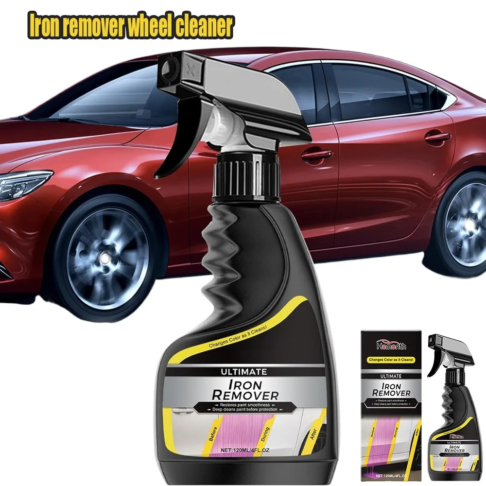 Car Metal Surface Rust Cleaner  Rust Remover For Wheel Hub Decontamination Bright Cleaner Engine Headlight Wheel Maintenance