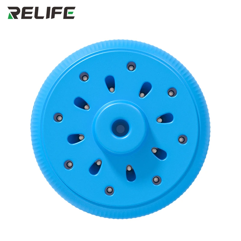 Relife RL-078 Multi-function Screwdriver Rotary Storage Box Large Capacity 19 Holes Magnetism 360° Rotary Organizer