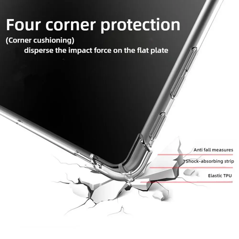 For Pocketbook Verse/Pro/pro Color Transparent Protective Case Four Corners Are Drop-proof Scratch-proof And Dust-proof